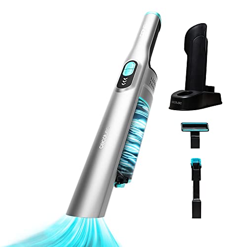 Cecotec Aspirador de Mano sin Cable Conga Rockstar Micro Essential. 90 W, Digital, 13 kPa, Autonomía de hasta 40 min, 2 Modos, Accesorio 2en1, Accesorio de Tapicerías y Base de Autocargado