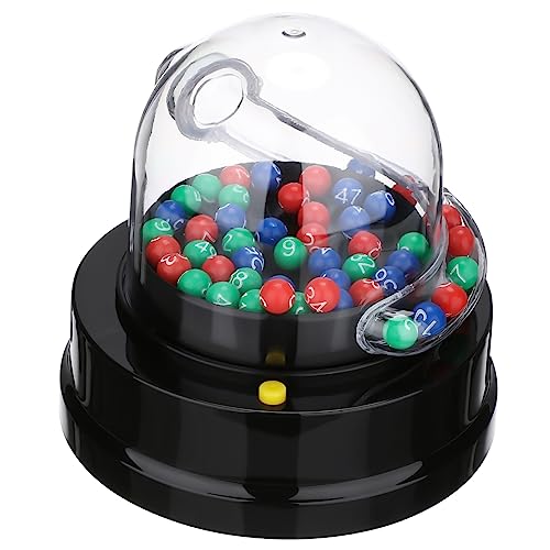 Jeu de loto électronique noir avec brassage automatique et design léger