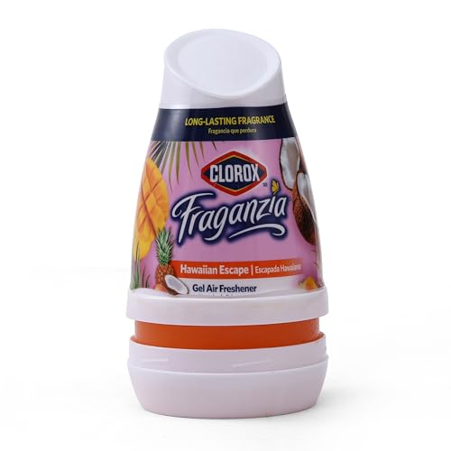 Clorox Fraganzia Gel Air Freshener Cone, Hawaiian Escape Scent - No-Plug, Battery-Free Air Freshener for Small Rooms, Closets, Kitchens, Bathrooms, Offices and More, 6 Ounce - Image 6