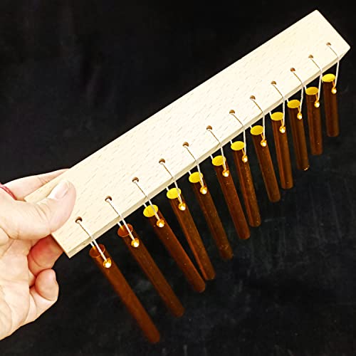 Loonelo 12-Tone Top Bar Chime,Wind Chime Instrument Percussion For For Music Classroom,Meditation,Yoga With Mounting Stand And 2 Sticks #TOP6