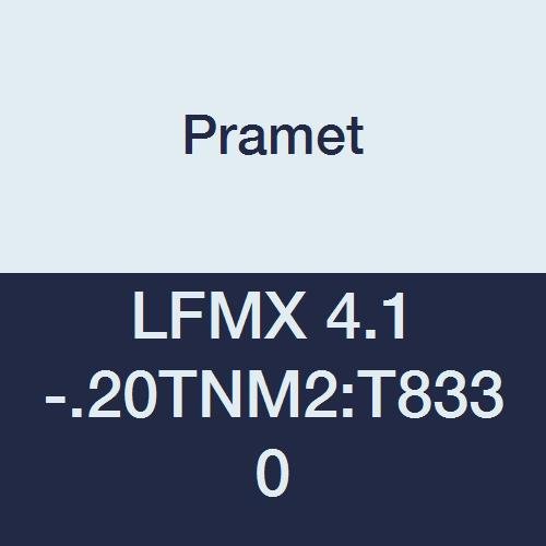 LFMX 4.1-.20TNM2:T8330 Carbide Steel and Stainless Steel Geometry Indexable Part Off and Grooving Insert, Overall Width 0.161", 1" Cutting Edge, PVD, 90 Degree Rectangle, Gold (Pack of 10)