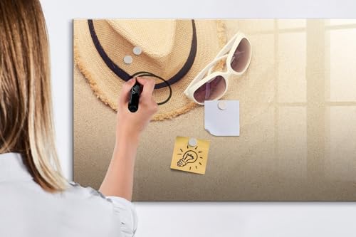 Tableau magnétique en verre effaçable avec aimants néodyme forts