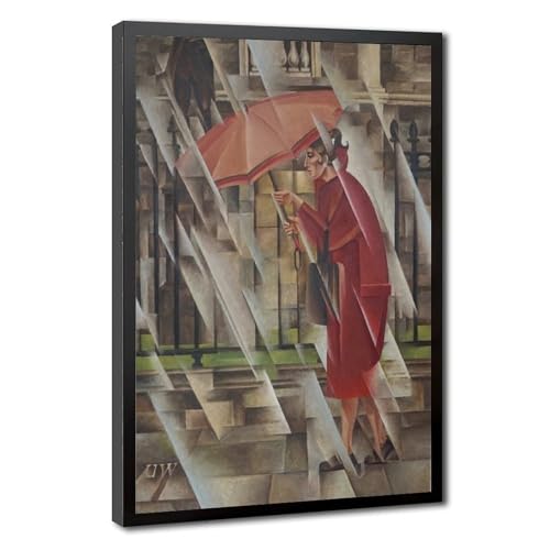 Impressions murales vintage irlandaises texture lin cadre en bois suspendu 40,6x61 cm