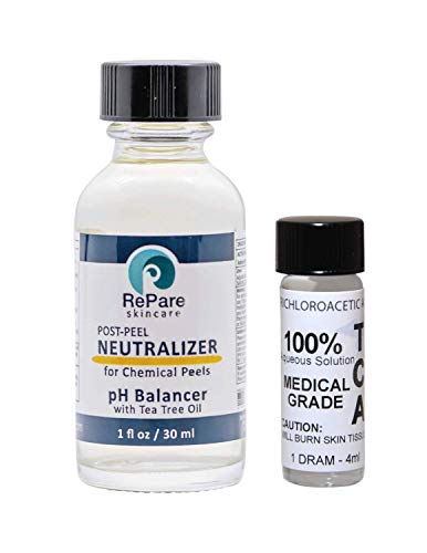 TCA 100% (4ml)- Trichloroacetic Acid & Neutralizer (1oz) - Skin Tags, Warts, Moles