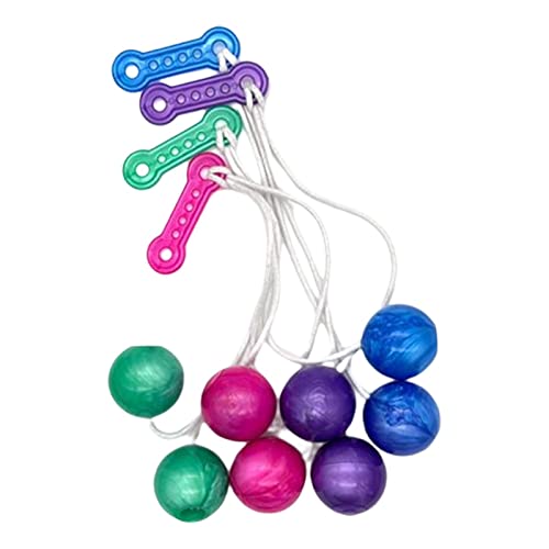 Click Clackers - Hands on Abilities Swinging Ball Toys, Clackers Toy Click Clackers Toy con luz, Juguetes para Hacer Ruido Clackers Balls para Adultos, Adolescentes, niños