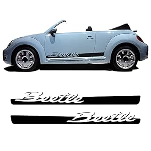 PXSMGSz Auto Styling Deur Side Strepen Body Vinyl Decal Stickers 2 stuks Accessoires: Voor Vw Beetle 2011-heden Grafische Sticker