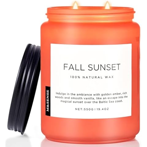 Bougie parfumée M&SENSE Bois D'ambre Cover