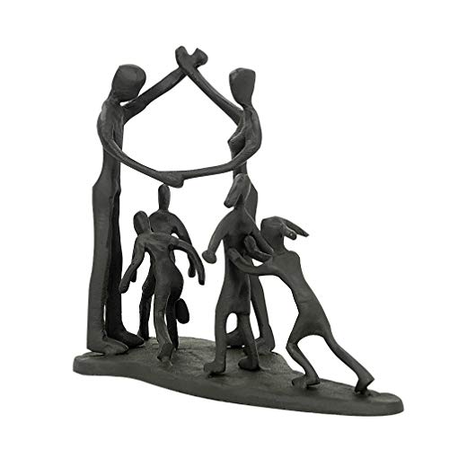 Estatua Familiar de Hierro Fundido DreamsEden miniatura 6