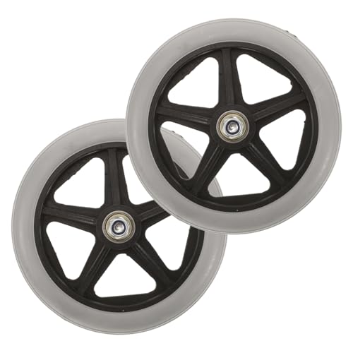 BCOATH Wheelchair Front Wheel Multipurpose Universal Wheel Replaceable Wheelchair Accessory Easy to Install Disassemble