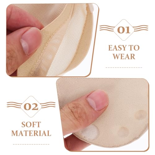 Milisten 1 Pair Womens Half Sole Ballet Foot Thong Moden Dance Paw Pads Shoes Fitness Size S3