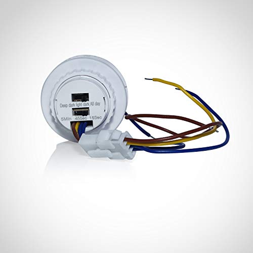 Image of Sisah PIR 110 Body Motion Detector Adjustable Day Night Sensor Switch (1)