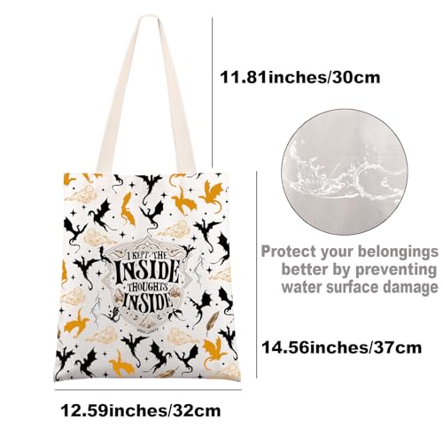 JNIAP Ridoc Gamlyn Tote Bag Ridoc Gamlyn Gift I Kept The Inside Thoughts Inside Gifts Quest Squad Shoulder Bag2