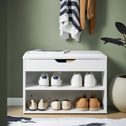 SoBuy Panca scarpiera legno Portascarpe