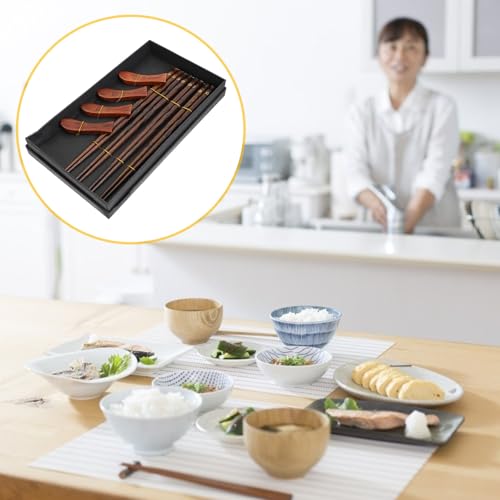 Palillos de madera delicados Healeved con soporte reutilizable de alta calidad 8