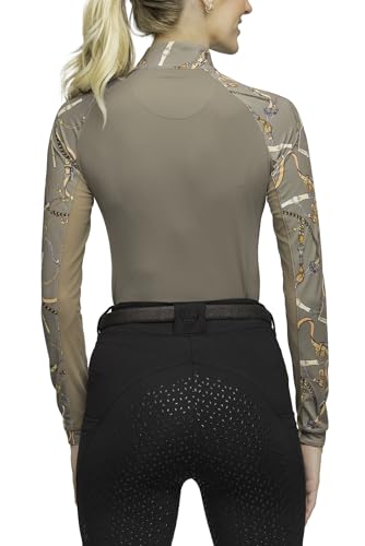 Kastel Denmark Womens Raglan Moisture Wicking Base Layer Activewear Outdoor | Slim Fit | Sun Protection | 1/4 Zip2