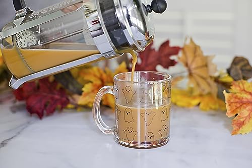 Taza de Vidrio Fantasma para Halloween 12 oz miniatura 5