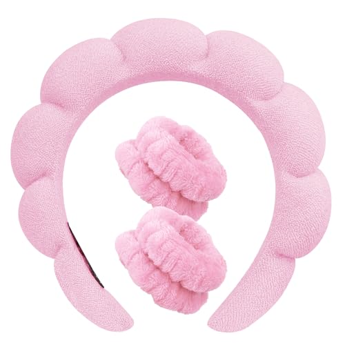 Aodes Spa Headband for Women, Makeup Skincare Headband, Terry Clo...