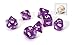 Sirius a Dice Translucent Purple Resin Dice Set