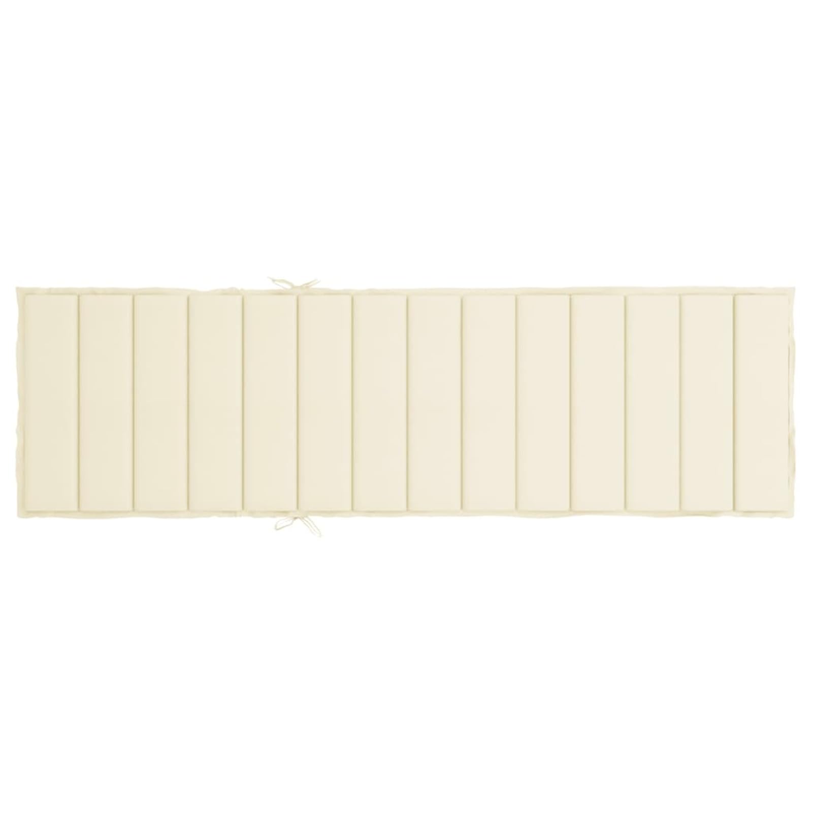 ZEYUAN Cojín de Tumbona de Tela Oxford Crema 200x70x3 cm, Cojin Tumbona Exterior, Colchonetas para Tumbonas, Colchoneta Hamaca, Cojín De Silla De Hamaca, Colchón para Tumbona