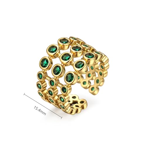 Copper Rings,16K Gold Plated3