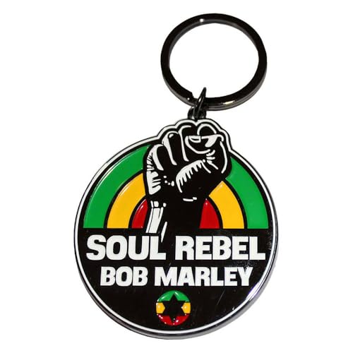 [Rock Off officially licensed products] Bob Marley Soul Rebel L[z_[ Keychain Size One Size