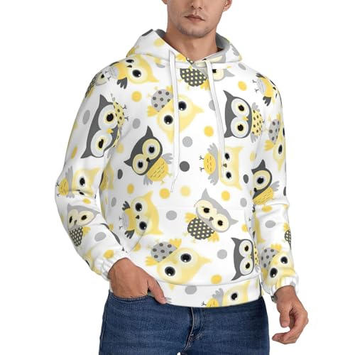 Sweat à capuche en polaire homme chaud et confortable avec cordon