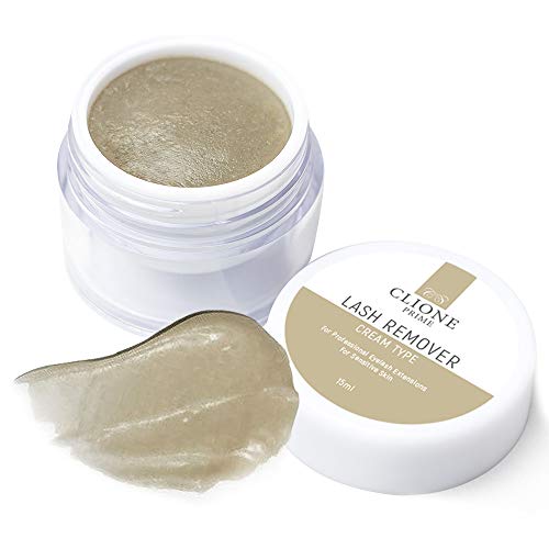 Eyelash Extension Cream Glue Remover - 15ml Lash Remover - Fast Dissolution, Easy To Use, Quick Lash Adhesive Removal, Salon & Home Use, Powerful Adhesive Dissolver, No Scent & Burns by Clione Prime