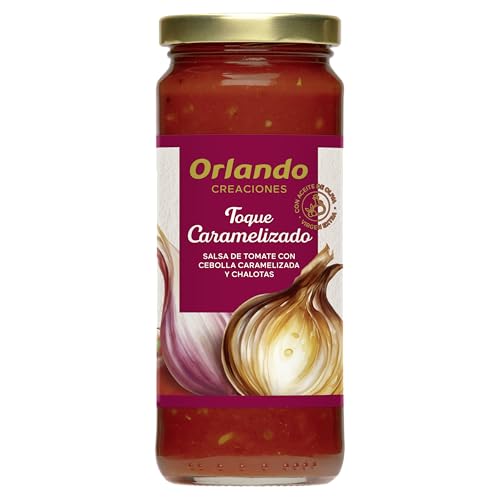 Orlando Tomate Frito Creaciones con Cebolla Caramelizada y Chalotas Frasco, Sin Gluten Ni Conservantes, 340g