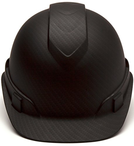 Ridgeline HP44117V Pyramex Ridgeline Cap Style Hard Hat 4 Point Ratchet Vented Matte Black Graphite Pattern thumb #1
