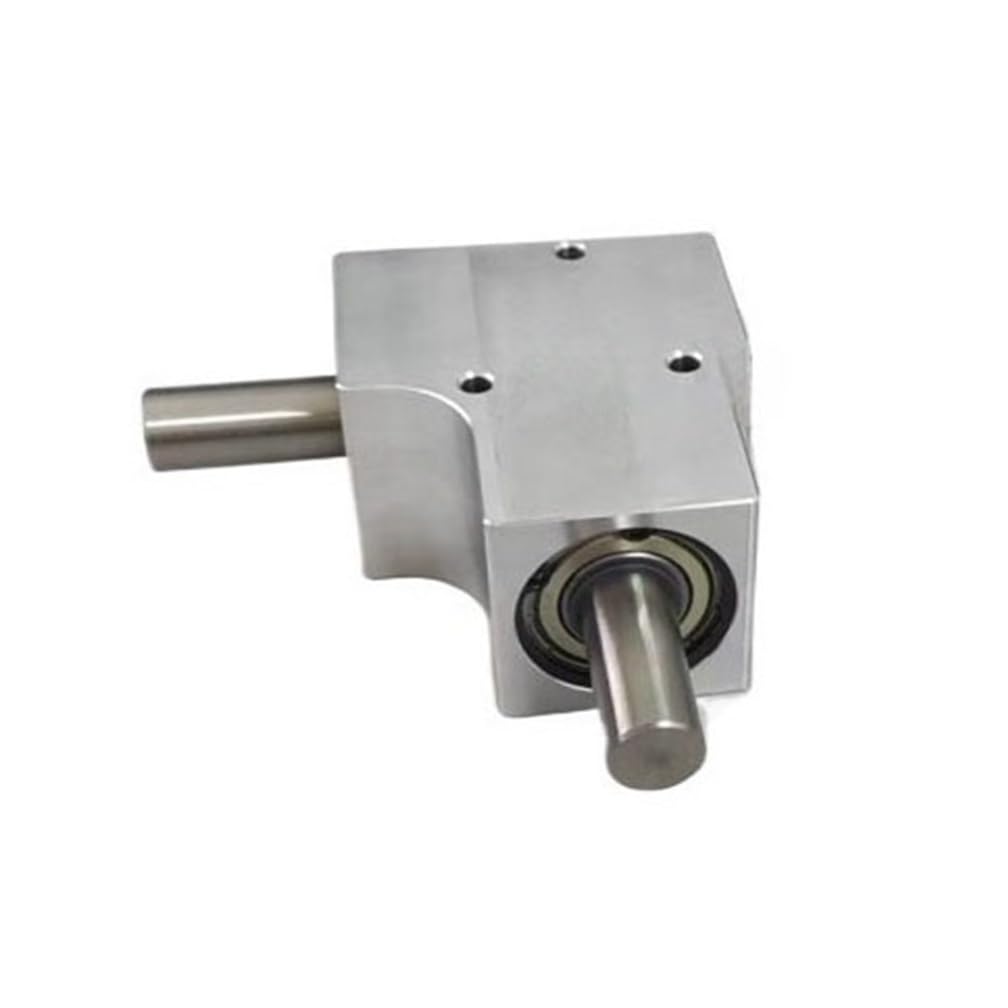 Angle Steering 1pcs 90 Degree Steering Gearbox 1:1 Transmission 1.5M 19T Spiral Bevel Gear Gearbox 15mm Single Output Shaft Commutator Driving Change