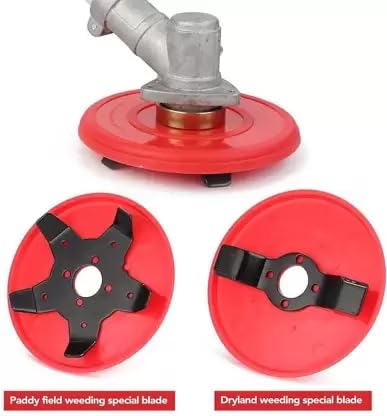 Image of Multi-Function Brush Cutter Blade - Durable Metal Trimmer Head for Efficient Lawn Mowing and Weed Removal