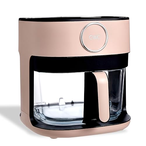 COOK WITH COLOR 5.5Qt Glass Air Fryer