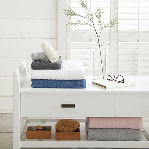 Great Bay Home 100% Cotton Bath Towel And Washcloth Sets | 2 Bath Towels, 2 Hand Towels, And 2 Washcloths | Quick Dry Bath Towels | Grayson Collection (6 Piece Set, Marigold) #TOP3
