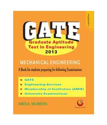 Buy GATE Graduate Aptitude Test in Engineering 2013: Mechanical ...