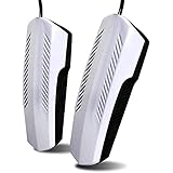 NOALED Calentador De Esquí Eléctrico para Zapatos Secador De Pies Plegable Portátil Calzado Guantes Calentador Desodorante Previene El Olor Bacterias para Zapatos Botas Guantes,Awhite