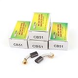 uxcell 5 Pairs CB51 Motor Carbon Brush 13 x 8 x 5mm for Power Tool