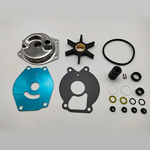 Aqxreight Kit Réparation Pompe à Eau Hors-Bord – Compatible Mariner 9.9-25HP – 18 Pièces, Acier Inox, Pour 46-99157T2