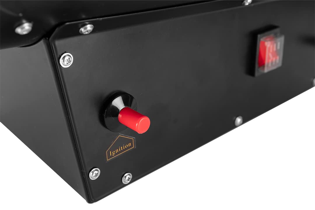 NEO TOOLS Calentador de gas de 30 kW; encendido piezoeléctrico; protección contra sobrecalentamiento y fugas de gas; independiente; regulador de presi