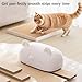 AGLOO 2 Pack Cardboard Cutter for Cat Scratchers -Kitten Shaped Cardboard Cutter with Built-in Blade, Handheld DIY Cutting Tool for Cat Scratching Board from Recycled Boxes