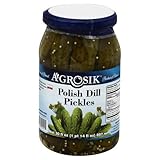 A Grosik Pickle Polish Dill - 30 OZ (Pack of 6)