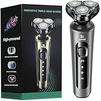 Rechargeable Rotary Electric Razor with 3D Floating Heads only .99: eDeal Info