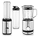 WMF Mixerset 2tlg, Kult X Mix & Go Smoothie Mini Standmixer 300 Watt + Küchenminis Kompaktmixer 400 Watt, edelstahl matt