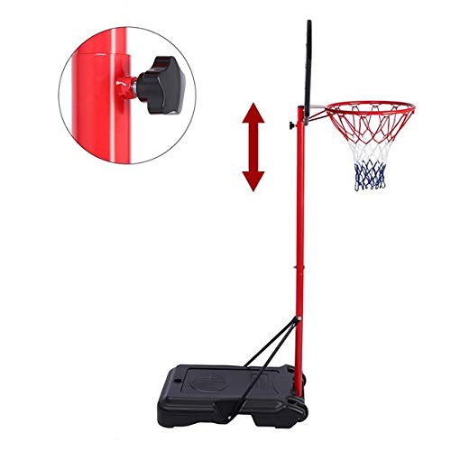 Thxbye Best Gift Portable Removable Adjustable Teenager Basketball Rack Basketball Net 7. Adjustable Height: 1.6m~2.18m(Basket to Ground Level)