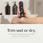 MANSCAPED® The Lawn Mower® 3.0 PLUS Tondeuse pour Poils du Pubis & du Corps – Lame de Tondeuse SkinSafe® Mise à Jour, Tondeuse Étanche Humide/Sec, Rechargeable USB-C, Rasoir Sans Fil pour Hommes