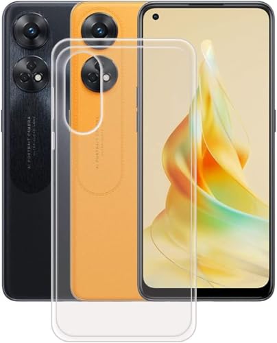 Funda Carcasa Gel Transparente para OPPO Reno 8T 4G, Ultra Fina 0,33mm, Silicona TPU de Alta Resistencia y Flexibilidad FGTR