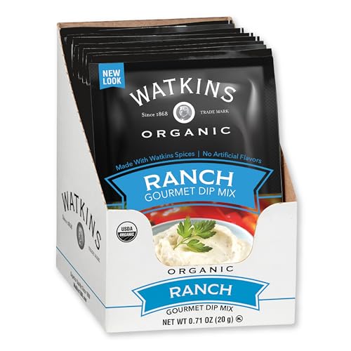 Watkins Organic Gourmet Ranch Dip Mix 12-Pack