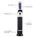 Salinity Refractometer, Handheld 0 to Salinity Refractometer Salinometer Portable Sea Water Salt Concentration Tester Meterwith Automatic Temperature Compensation