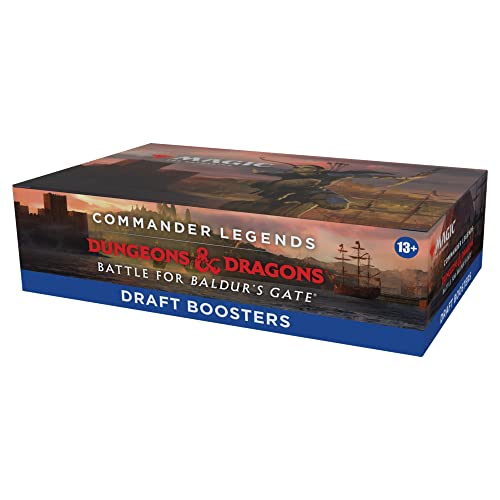 Image of Magic: The Gathering Commander Legends: Battle for Baldur's Gate Draft Booster Box | 24 Packs (480 Magic Cards)