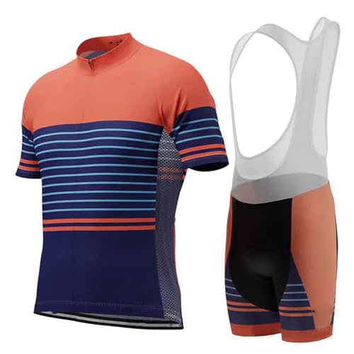 KINTPP Maillot Ciclismo Verano Manga Corta Hombre Ropa MTB Conjunto Deportivo Bicicleta Ropa Ciclista Verano Bici Hombre MTB
