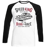 chrysler sedan 2005  Teesandengines Men\'s Chrysler New Yorker Sedan 1950 Speed King Black Long Sleeved T-Shirt Size Small